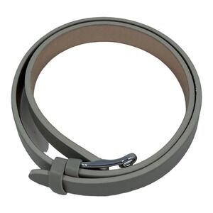 Stella & Dot Double Leather Wrap Band Cool Gray‎ Champagne Charm Bracelet Holder
